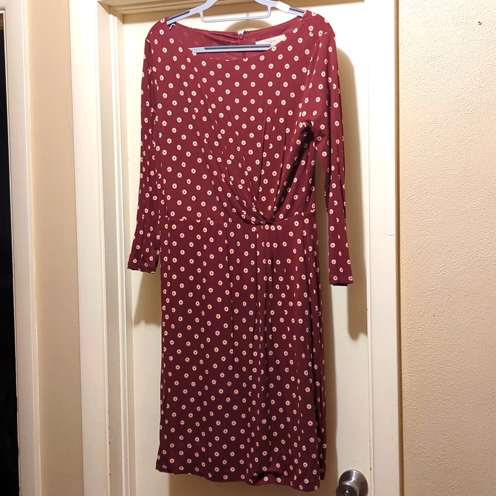Loft sheath 3/4 sleeve dress